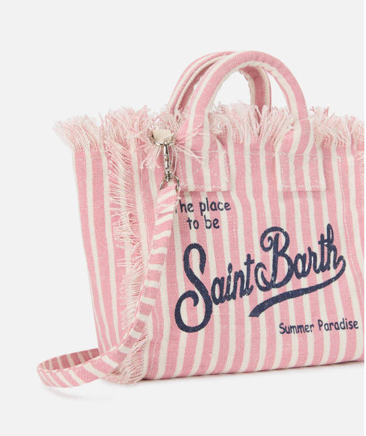 Mini Bag Righe Rosa Baby