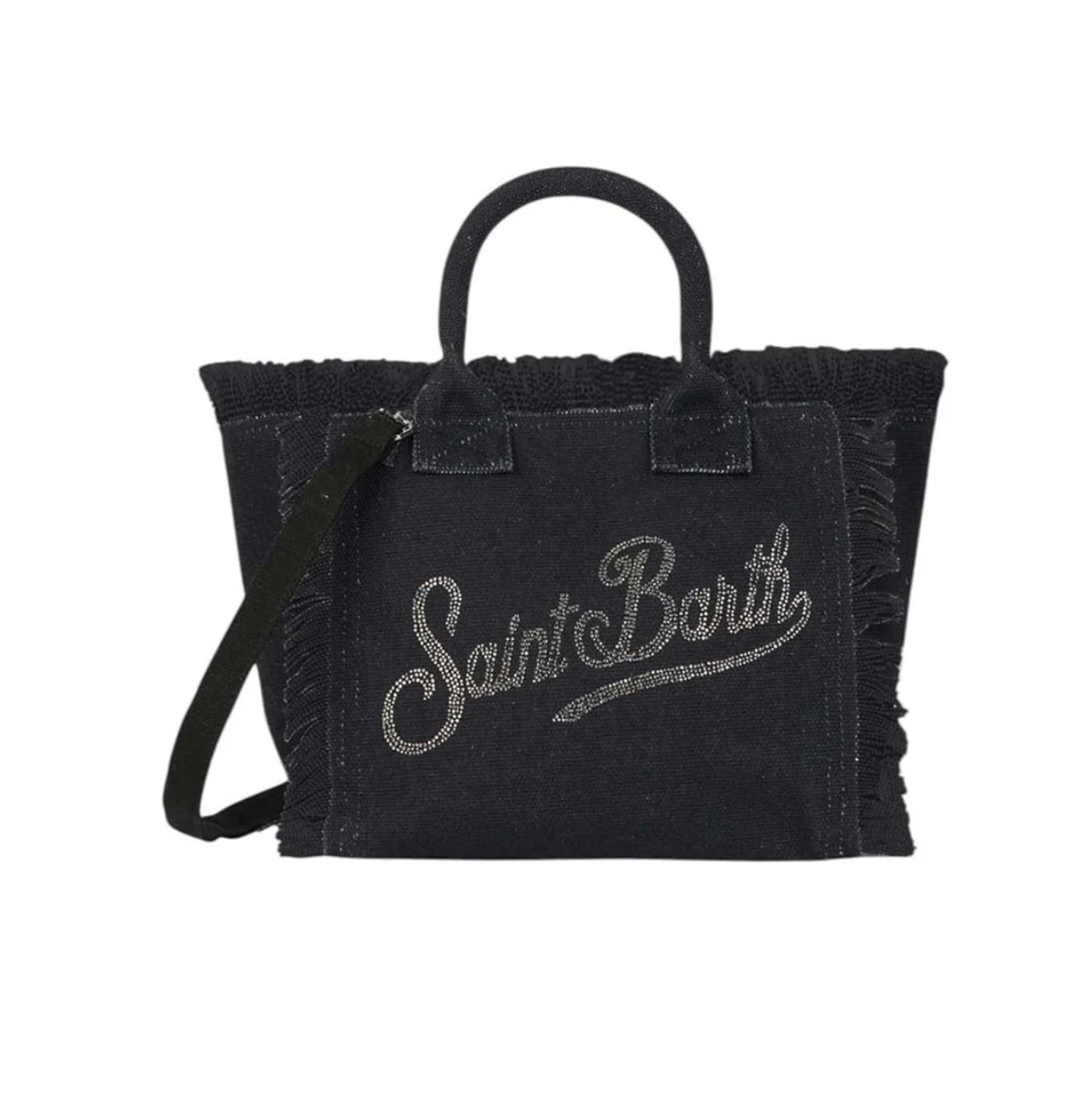 Borsa Media Strass Nera Premium