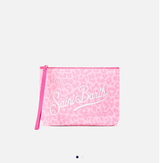 Pochette Leopardata Rosa