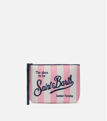 Pochette Righe Rosa