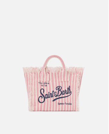 Mini Bag Righe Rosa Baby