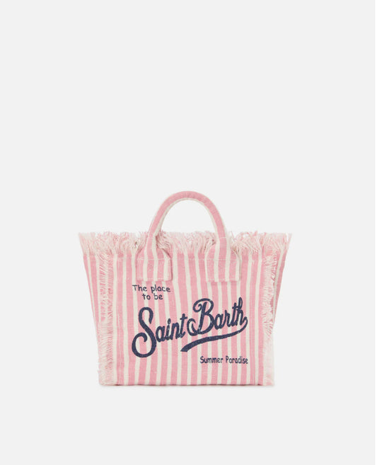 Mini Bag Righe Rosa Baby