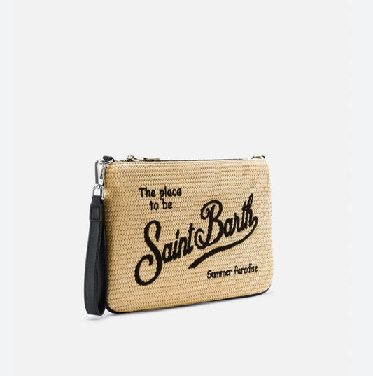 Pochette Parisenne Logo Ricamato