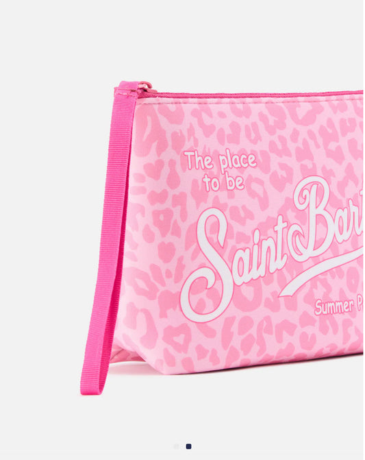 Pochette Leopardata Rosa