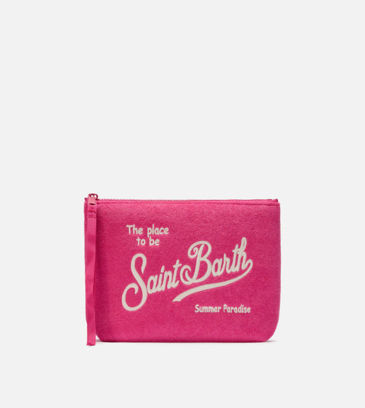 Pochette Fucsia Effetto Spugna